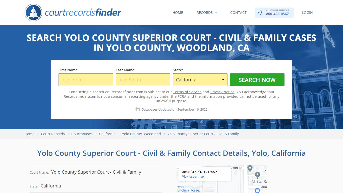 Yolo County Superior Court - Civil & Family Case Search - Yolo County ...